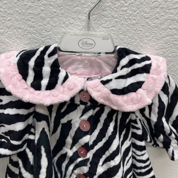 Love & Lace Girls 6 Months Fleece Swing Coat Jacket Plush Zebra Whimsical Minky - Picture 4 of 7